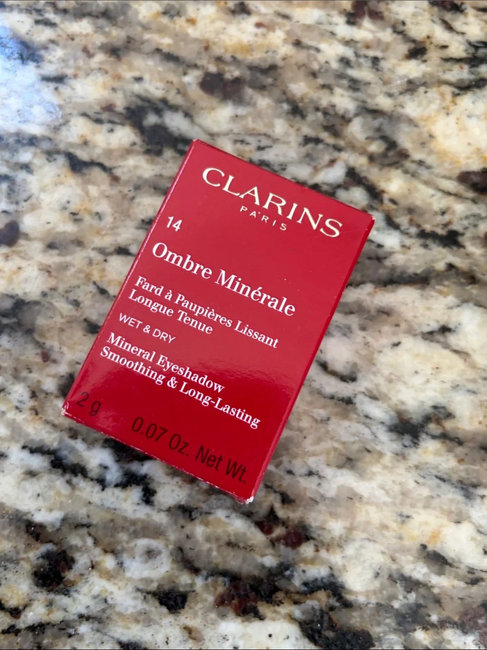 ⚡️💋Clarins Platinum Om re Minerale Wet & Dry Eyeshadow